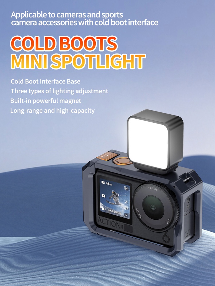 Photography Lighting Description - Manyetik Mini LED Video Işığı, Aksiyon
