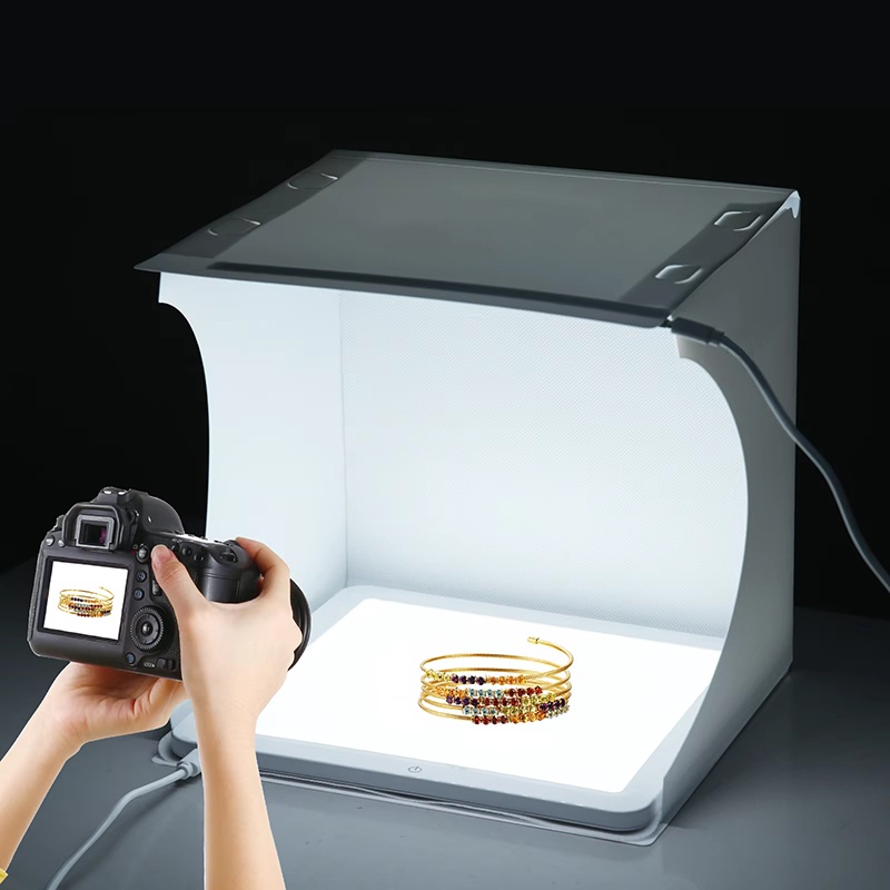 Photography Lighting Description - 20cm Taşınabilir Fotoğraf Kutusu Fotoğrafçılık Katlanabilir