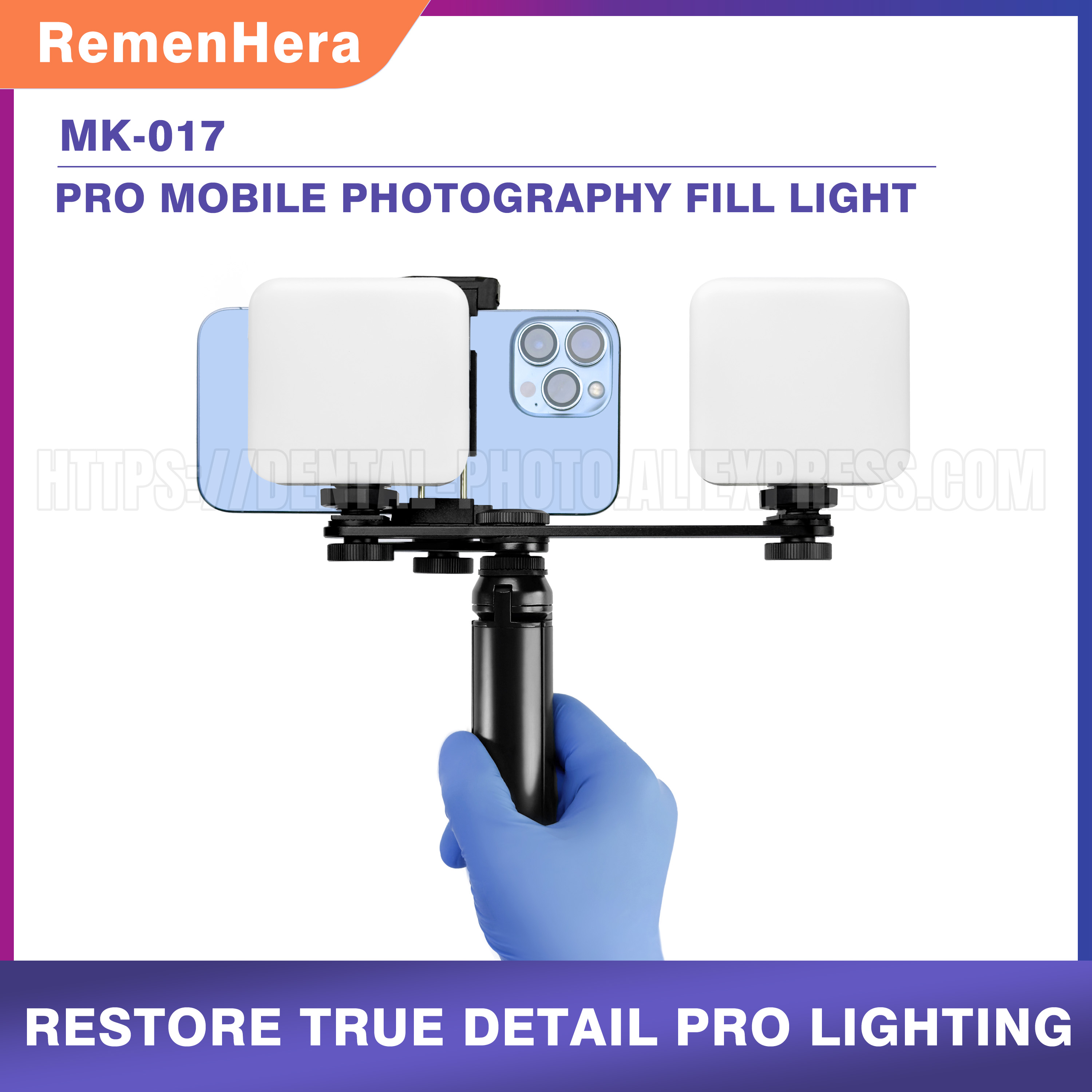 Photography Mobile Lighting - HERA Cep Telefonu Fotoğrafçılığı LED Dolgu