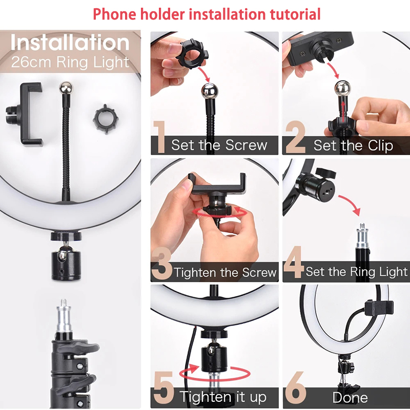 16/26/33cm Selfie Halka Işık F - Photography Lighting Description incelemesi ve fiyatı