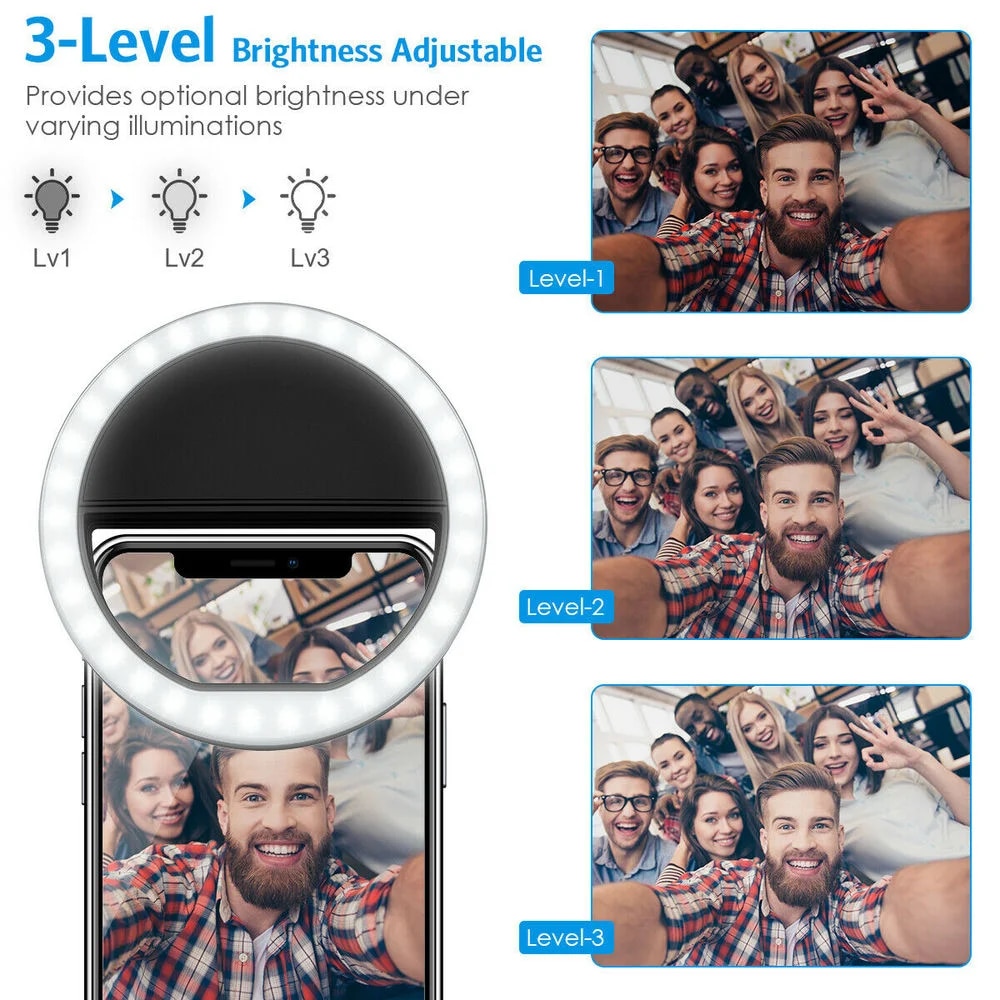 USB şarj edilebilir LED Selfie - Photography Lighting Description incelemesi ve fiyatı