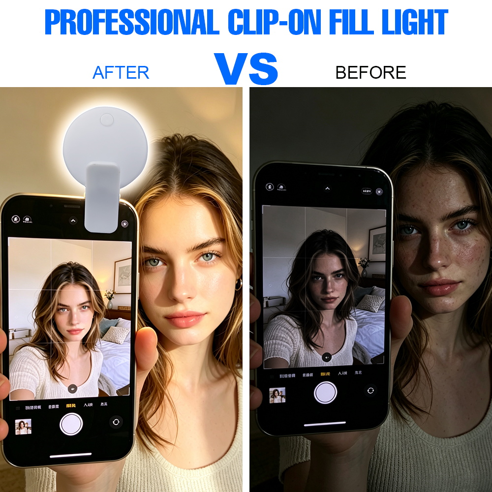 Klipsli LED Selfie Dolgu Işığı - Photography Lighting Description incelemesi ve fiyatı
